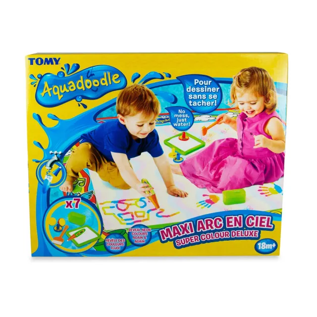 Tomy AquaDoodle Maxi tapis dessin eau arc-en-ciel 95 cm