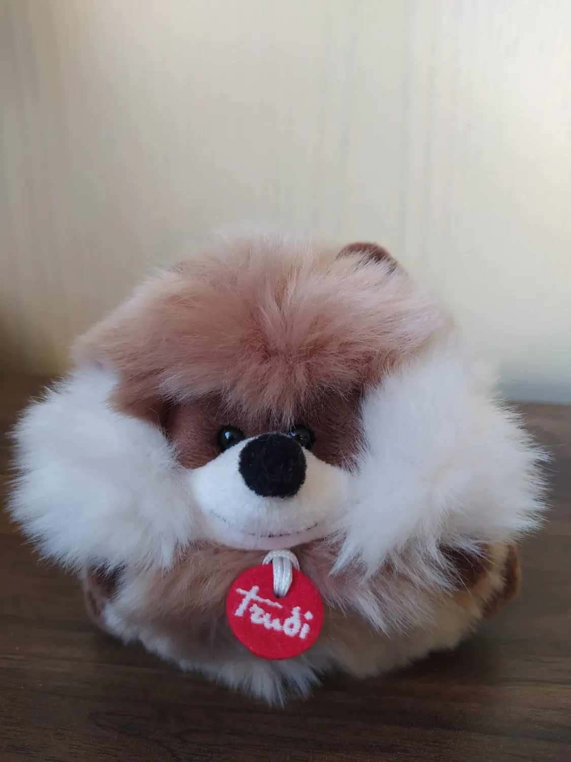 Trudi Sevi Charm raton-laveur boule peluche beige 11 cm