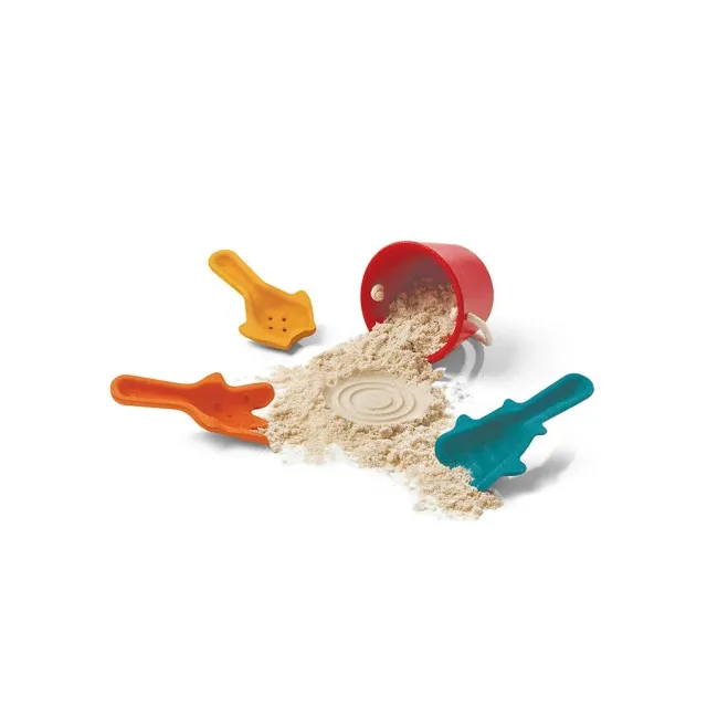 PlanToys Sand Play Set jeu de sable seau 4 pièces dès 18 mois