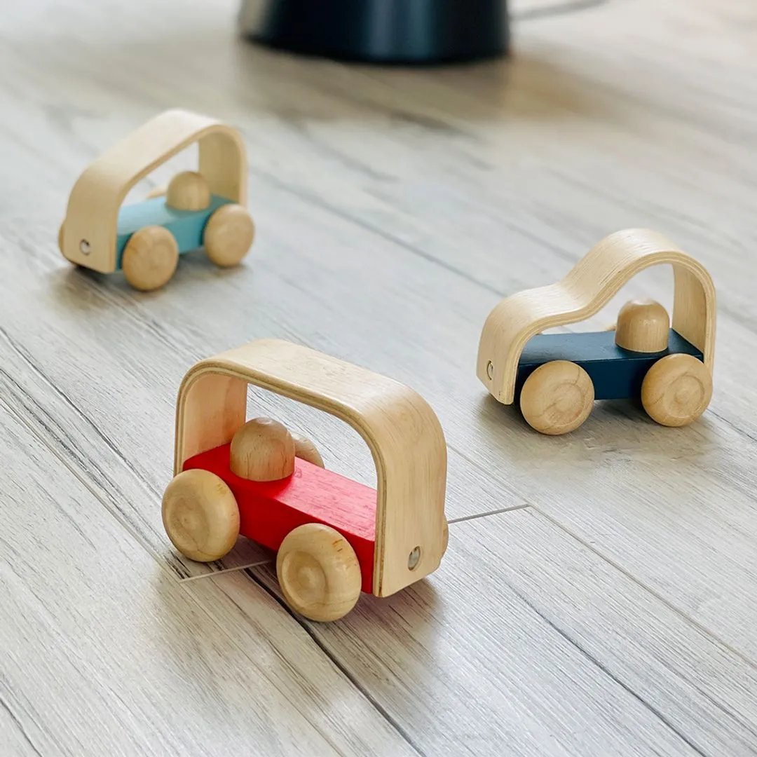PlanToys Vroom Car petite voiture bébé bois 12 mois