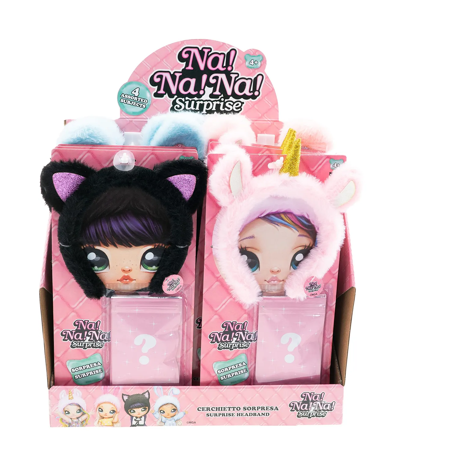 Na! Na! Na! Surprise Britney Sparkles serre-tête peluche rose