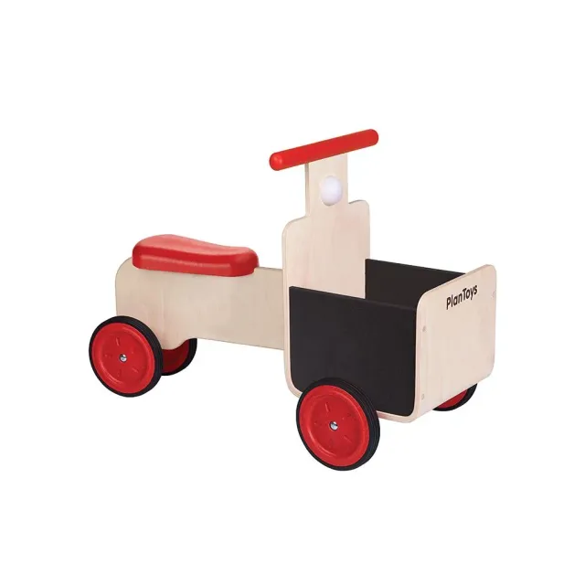 PlanToys Delivery Bike porteur vélo bois dès 18 mois