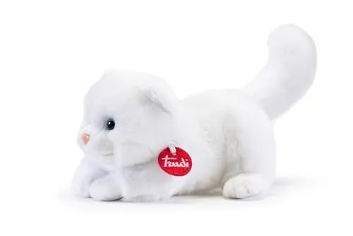 Trudi Classiques 21044 peluche chat Brad blanc S