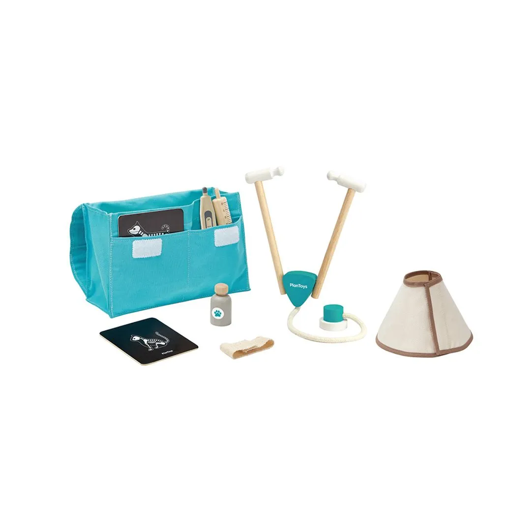 PlanToys Vet Set mallette vétérinaire bois dès 3 ans