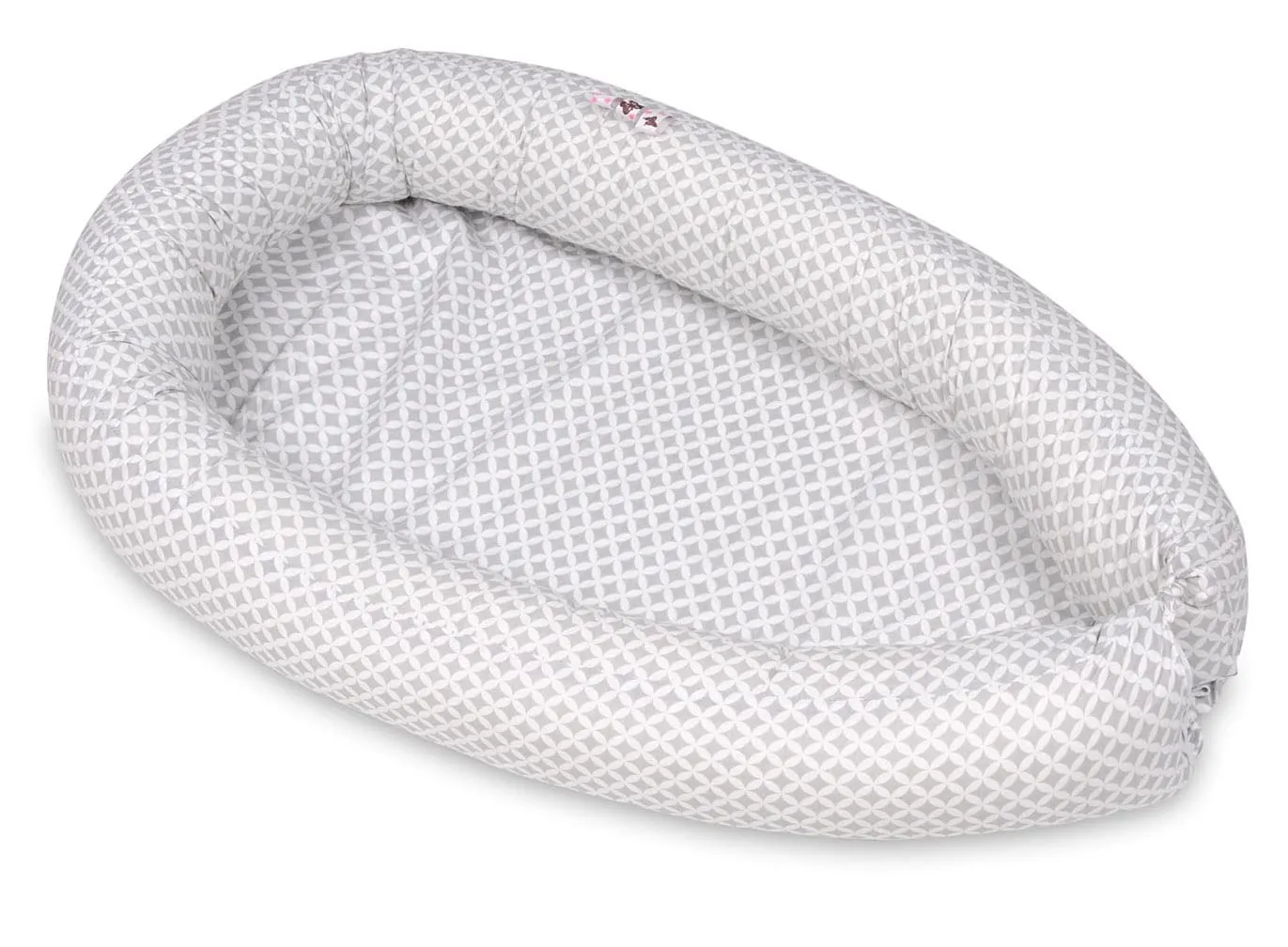 Velinda Cocon Triangles Beiges cocon bébé coton 0-8 mois