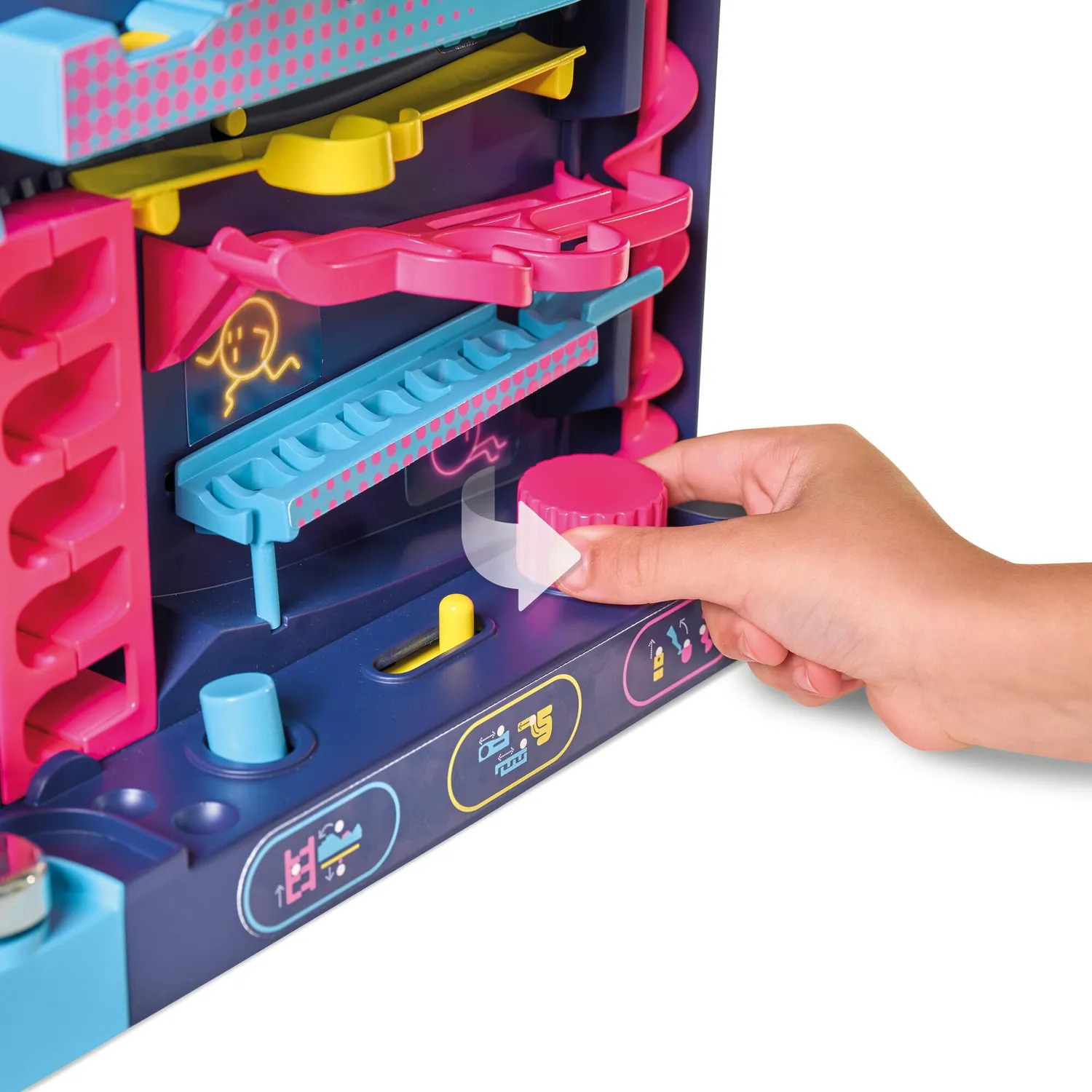 Tomy Tricky Bille Level Up jeu circuit billes vertical