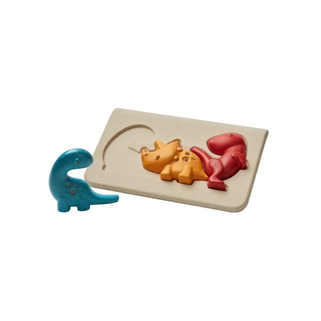 PlanToys Dino Puzzle puzzle dinosaures bois 18 mois
