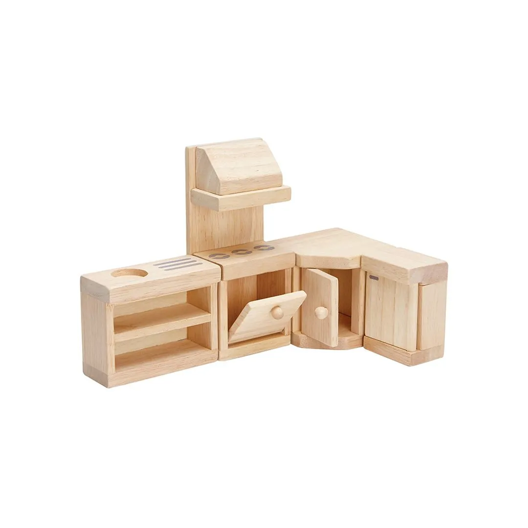 PlanToys Classic meubles cuisine maison de poupée dès 3 ans