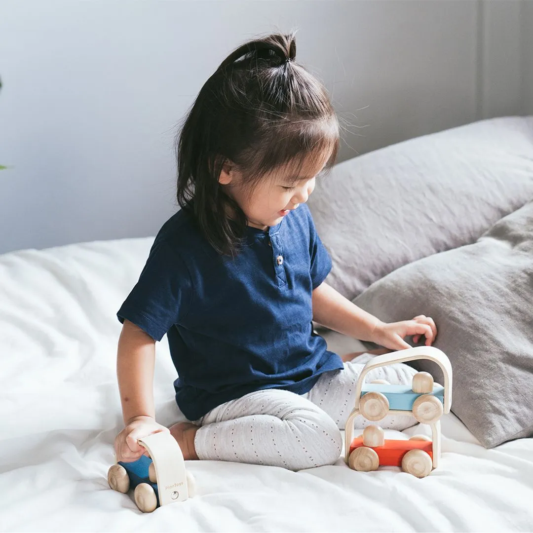 PlanToys Vroom Car petite voiture bébé bois 12 mois