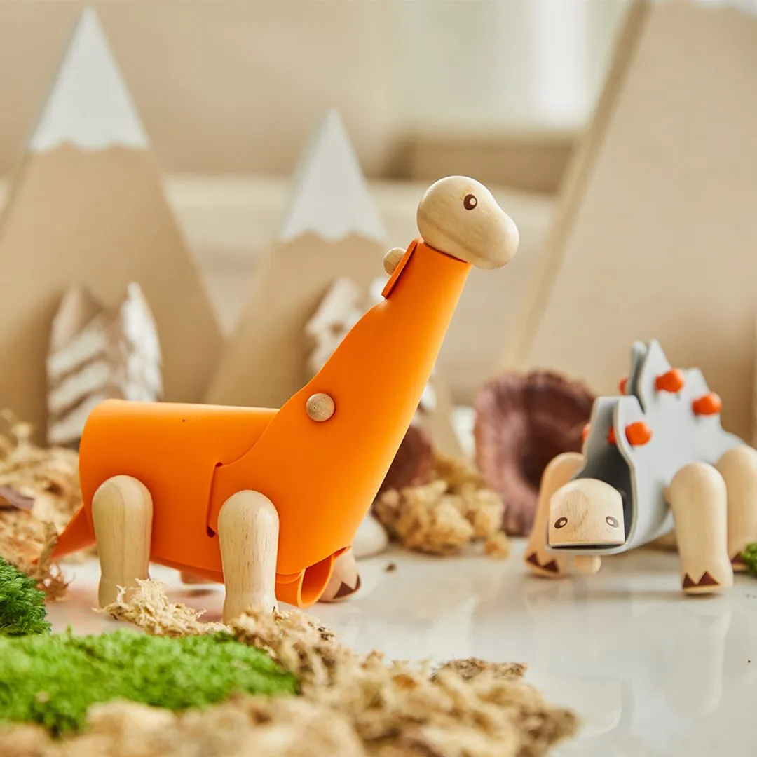 PlanToys DIY Brachiosaurus dinosaure bois dès 3 ans