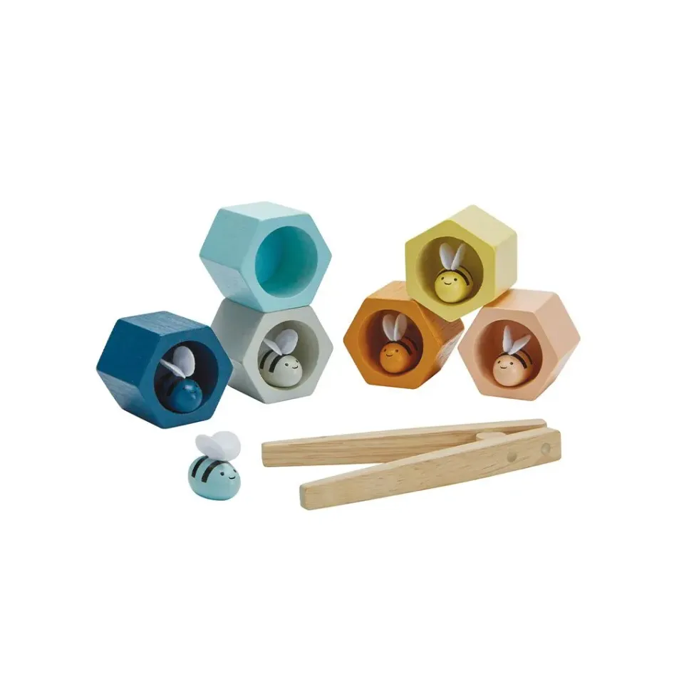 PlanToys Orchard Ruches abeilles jeu tri bois dès 3 ans