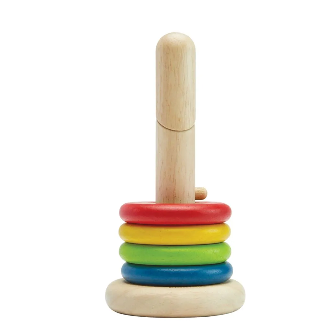 PlanToys Twist & Sort puzzle bois 4 pièces à visser