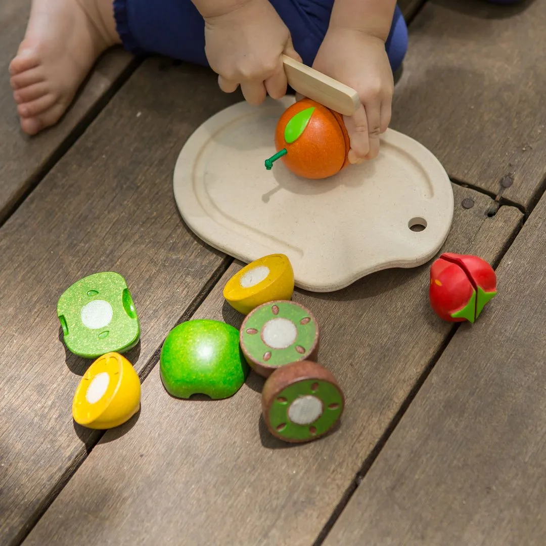 PlanToys Assorted Fruits à découper dinette 7 pièces