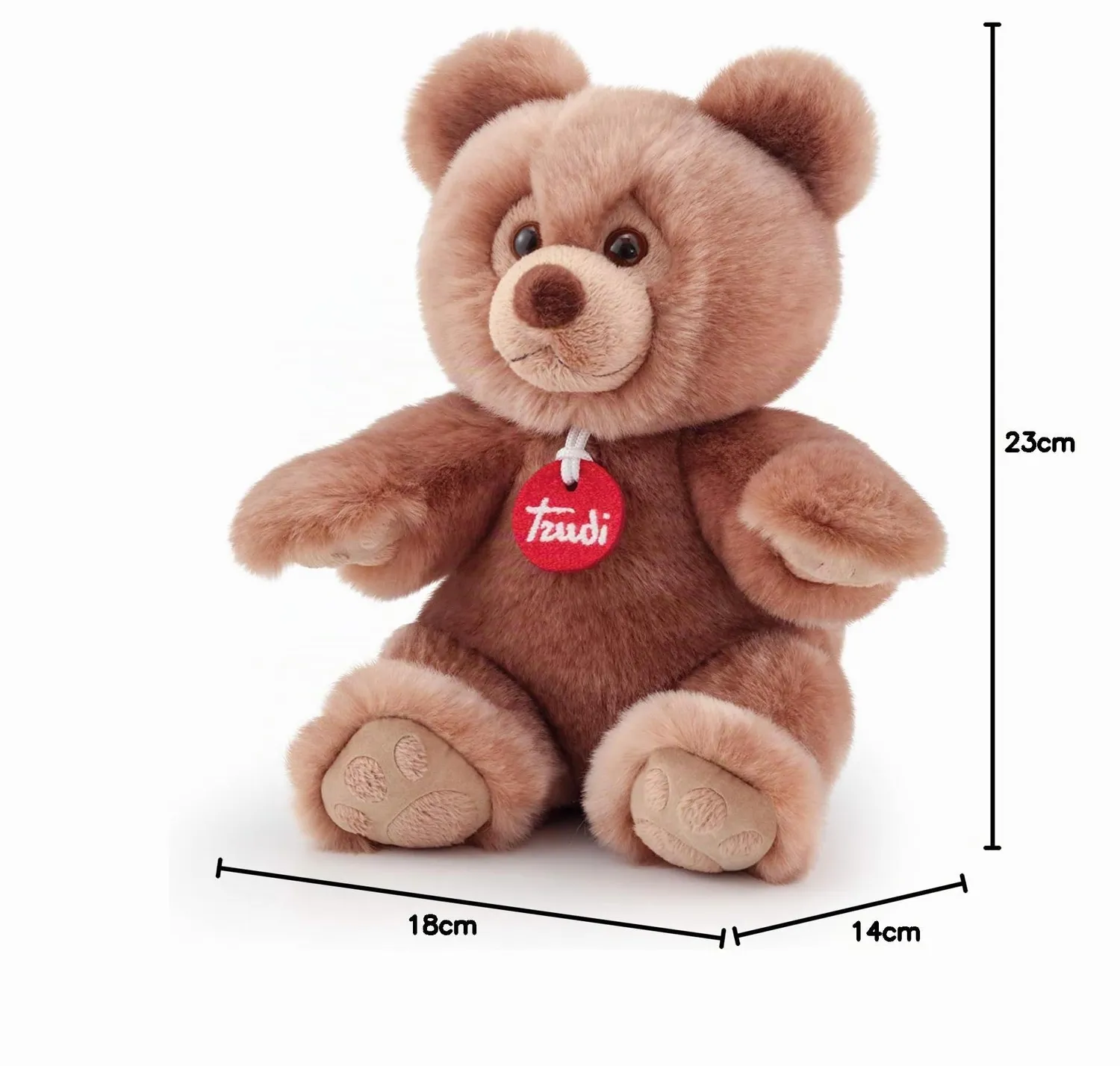 Trudi Brando 25625 ours peluche brun taille S