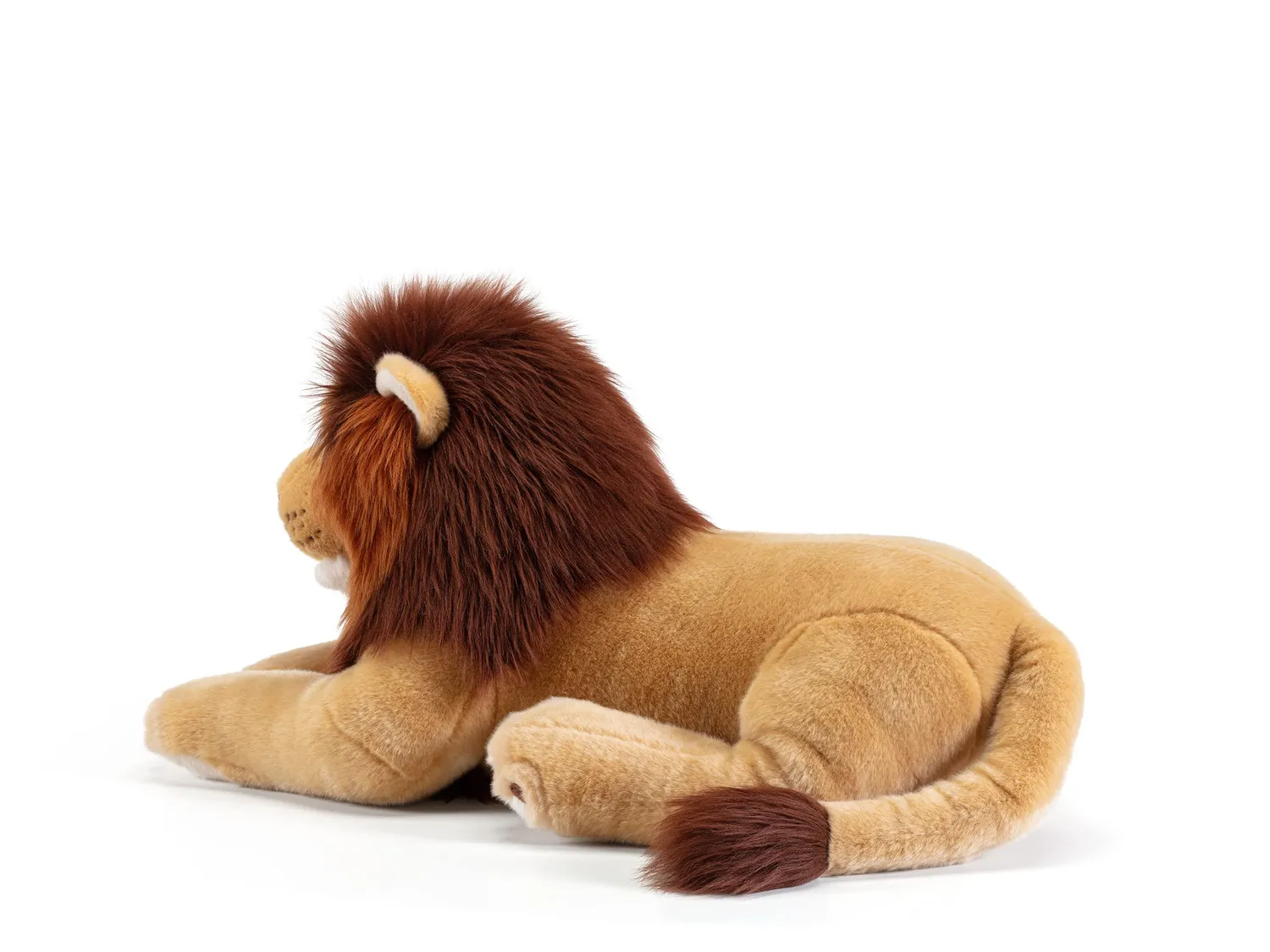 Trudi Lion Narciso 27544 peluche 65 cm fourrure douce