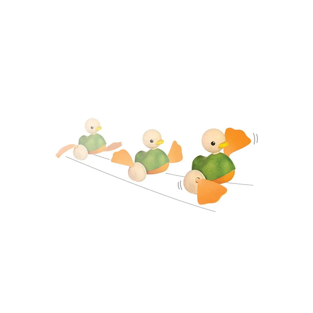 PlanToys Push Along Duck canard à pousser bois