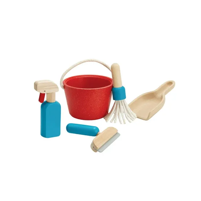 PlanToys Kit Ménage Jouet Bois dès 2 ans