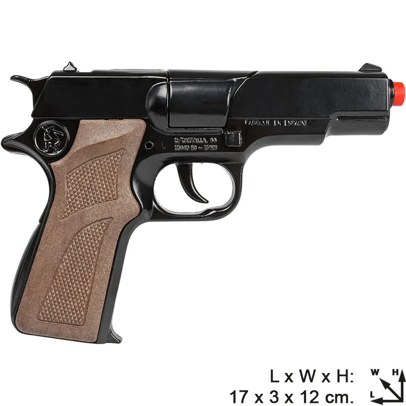 Gonher Command pistolet jouet 8 coups métal