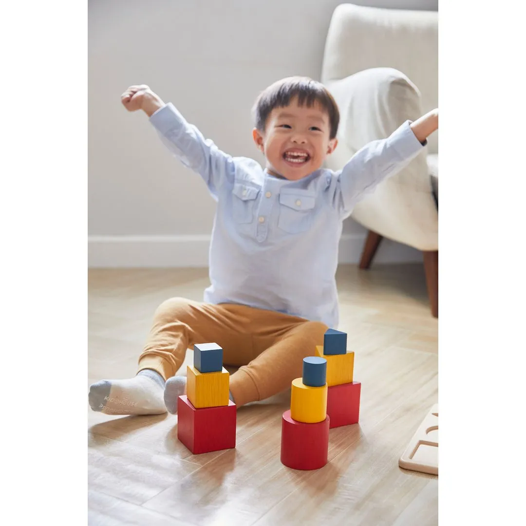 PlanToys Unit Plus Nesting Puzzle puzzle encastrable 18 mois bois