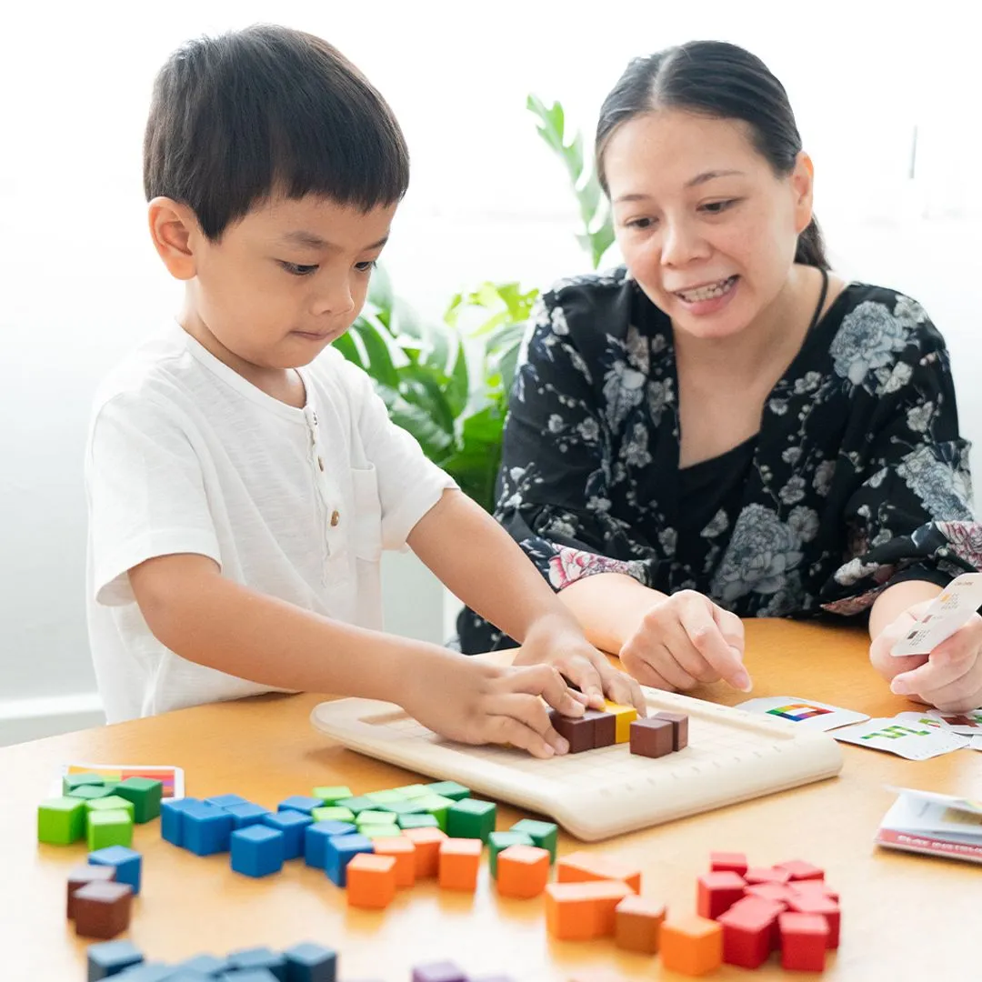 PlanToys Unit Plus 100 Counting Cubes à compter 100 pièces couleur