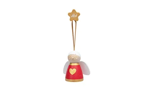Trudi Set Déco Noël décoration bois rouge 3 pcs