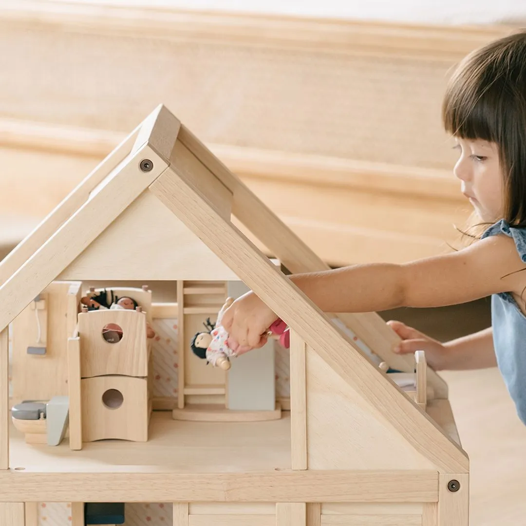 PlanToys My First Dollhouse maison de poupée bois 4 pièces