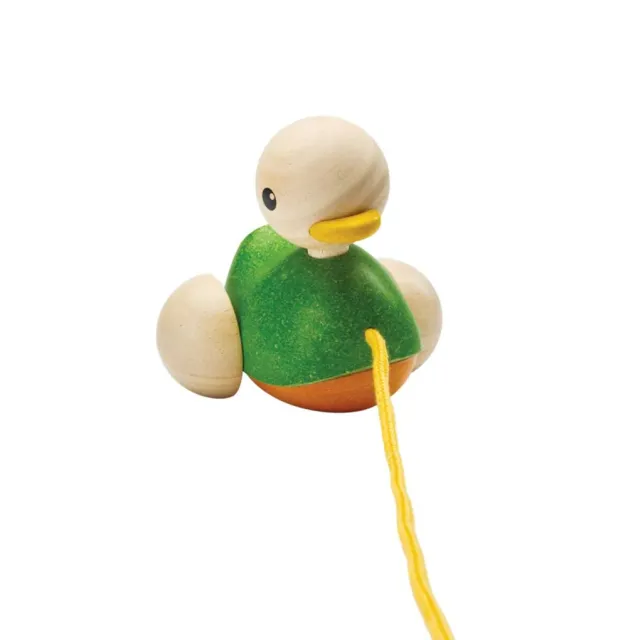 PlanToys Pull-Along Duck jouet à tirer canard en bois 12 mois