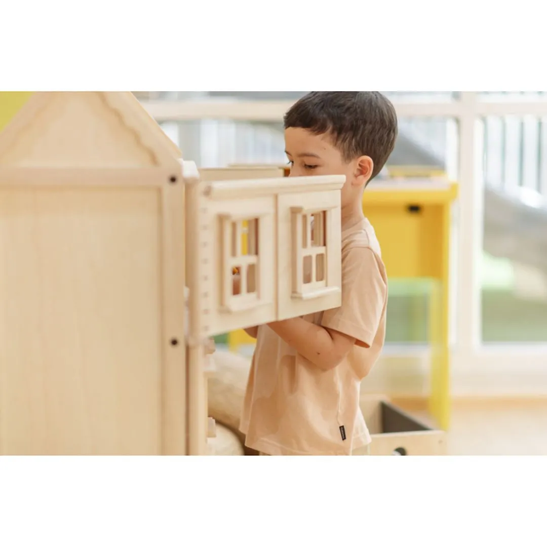 PlanToys Grand Victorian Dollhouse maison poupée 4 étages