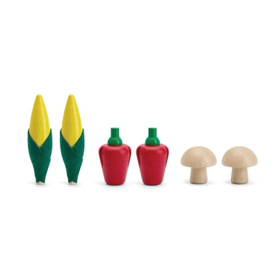 PlanToys Fresh Produce Set D dînette 6 légumes bois