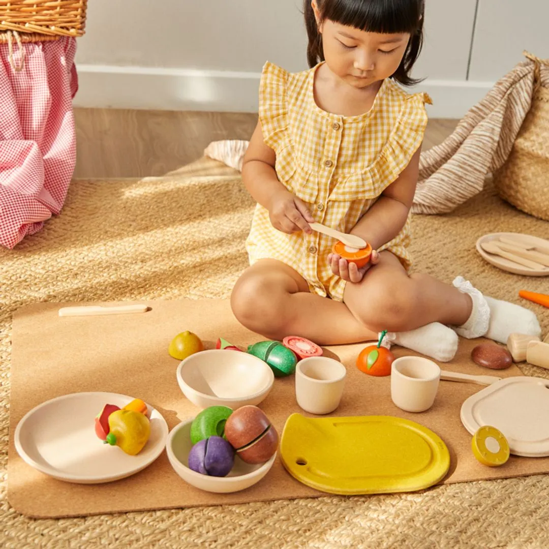 PlanToys Tableware Set dinette bois 12 pièces
