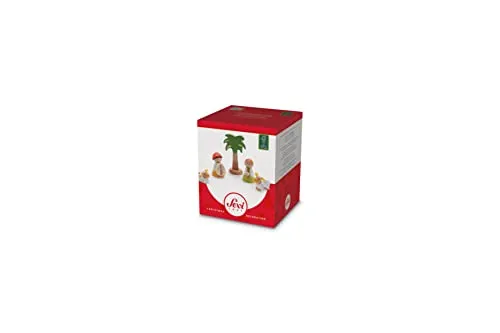 Trudi Sevi Classique crèche bergers musiciens bois 5 pièces