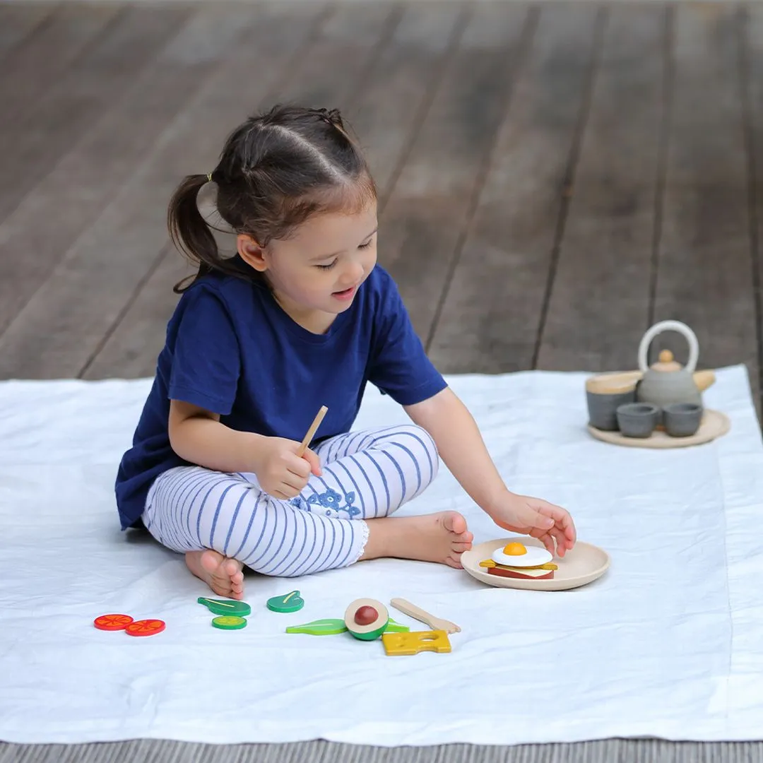 PlanToys Breakfast dinette bois petit-déjeuner dès 2 ans