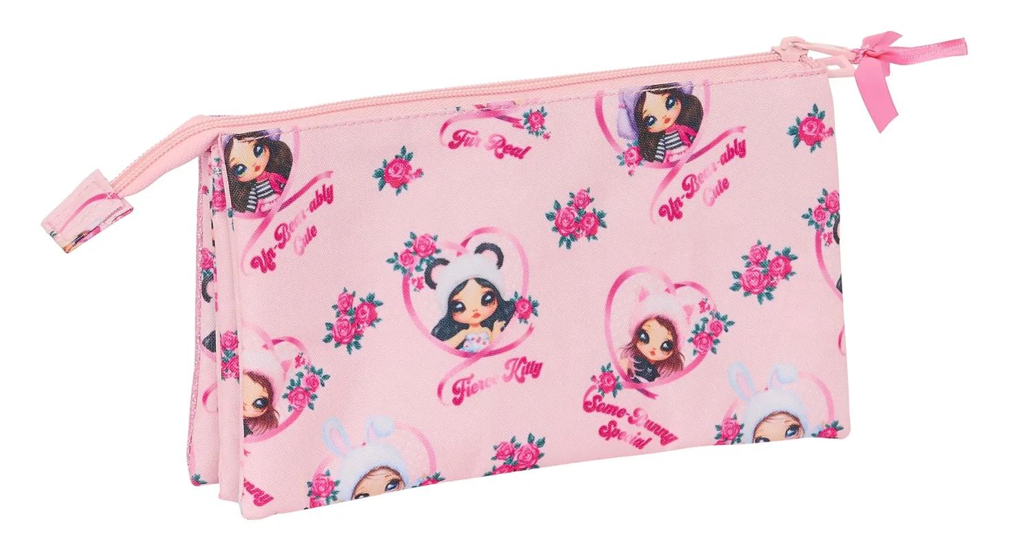 Na Na Na Surprise Fabulous trousse triple rose 22 cm