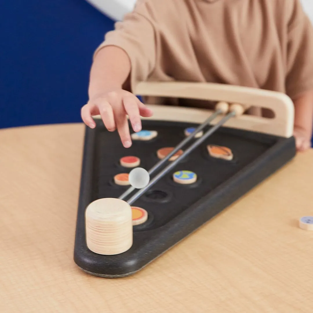 PlanToys Land The Planet jeu de billes bois