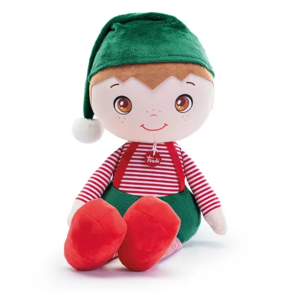 Trudi Noël 29090 peluche elfe Rudy XXL 68 cm