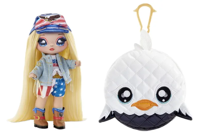 Na! Na! Na! Surprise Glam Série 2 Erika Featherton poupée aigle 19 cm