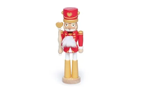 Sevi 83105 casse-noisette rouge déco Noël bois