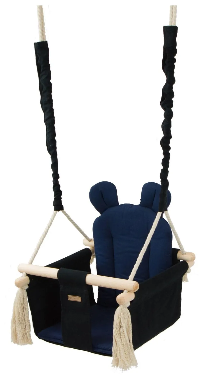 Velinda Confort balançoire enfant bois coton jardin maison