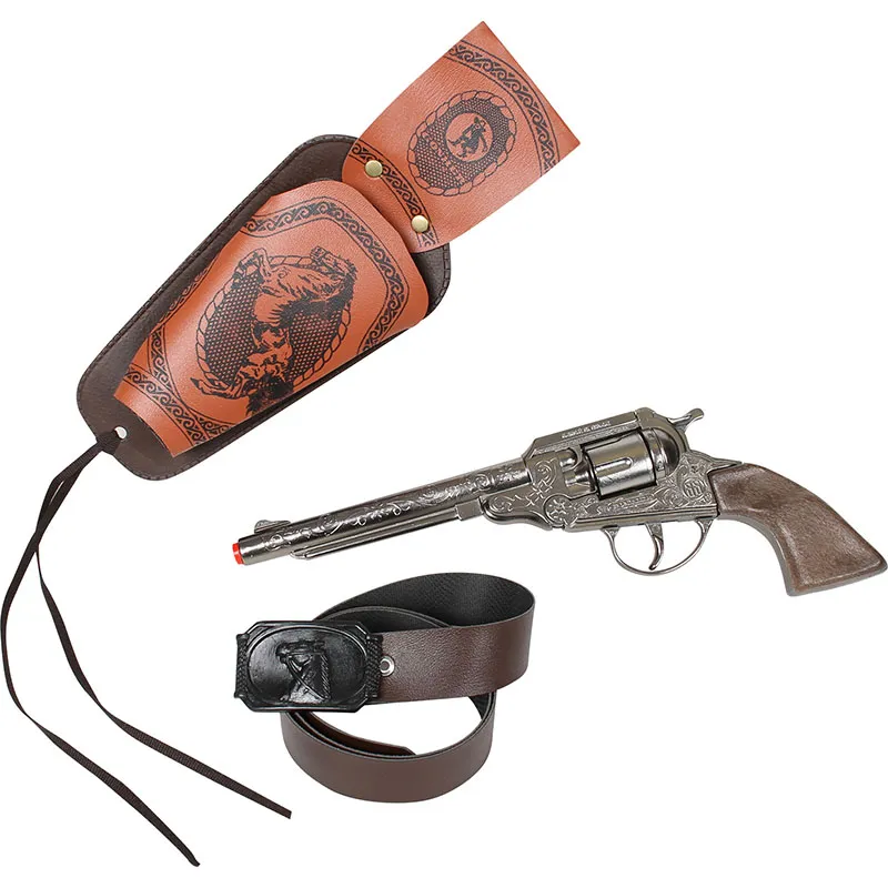 Gonher Texas Set pistolet à amorces 8 coups métal