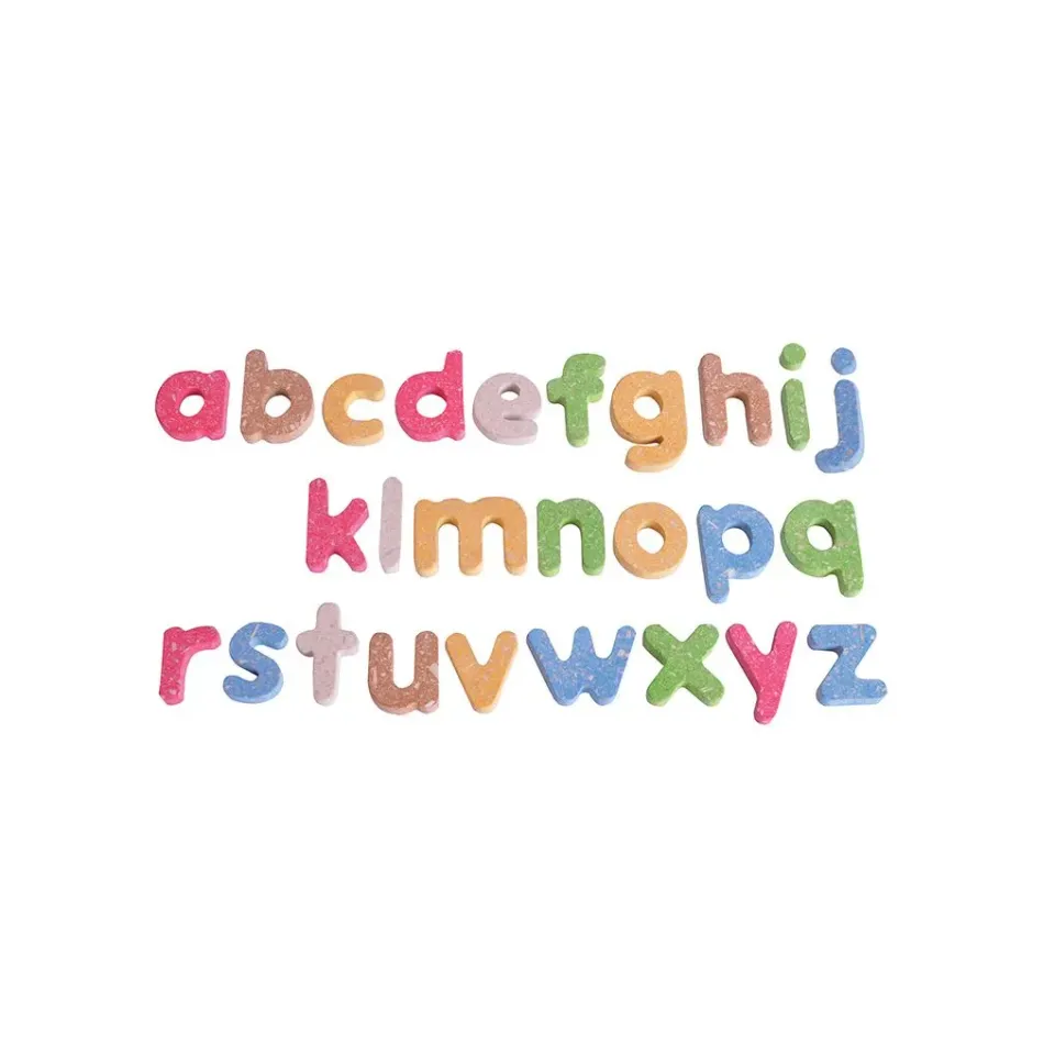 PlanToys Alphabet Minuscules lettres bois 26 pièces