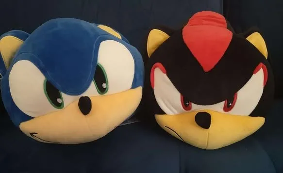 Tomy Mocchi Sonic 3D peluche méga bleue 38 cm