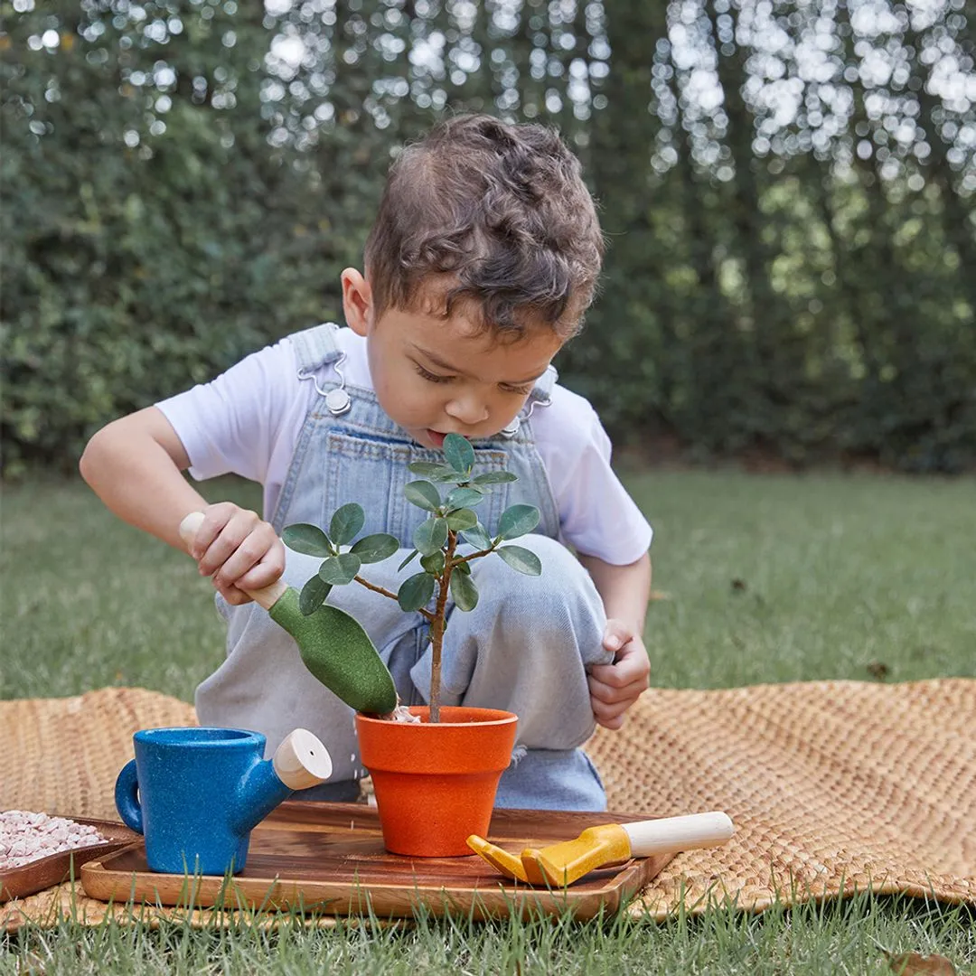PlanToys Gardening Set set jardinage bois 4 outils