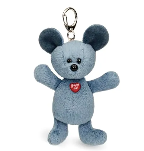 Trudi Fun 51396 mini peluche porte-clés souris grise XXS