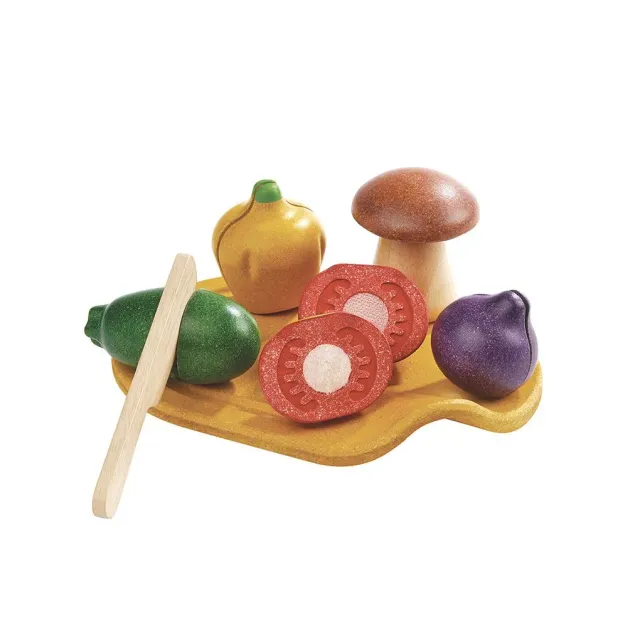 PlanToys Assorted Vegetables dinette légumes à découper