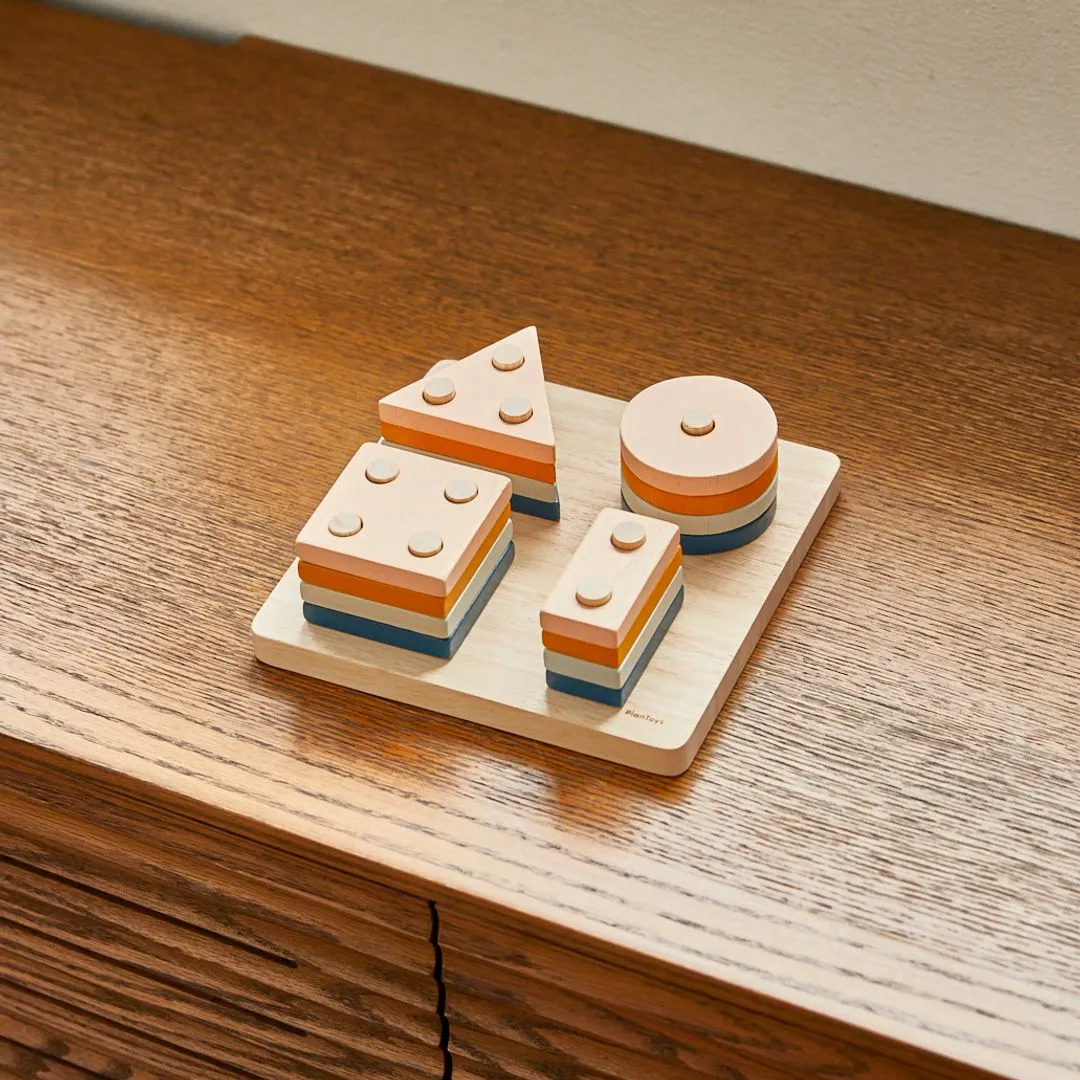 PlanToys Orchard planche tri géométrique bois dès 2 ans