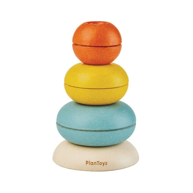 PlanToys Stacking Ring jeu à empiler bois 12 mois