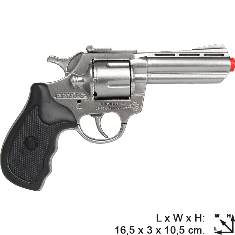 Gonher Police revolver jouet 8 coups holster