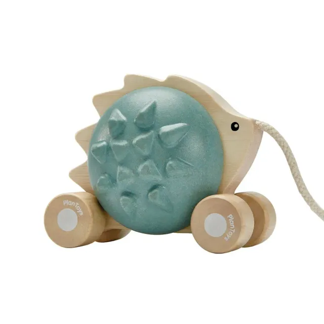 PlanToys Hérisson bleu jouet à tirer 12 mois