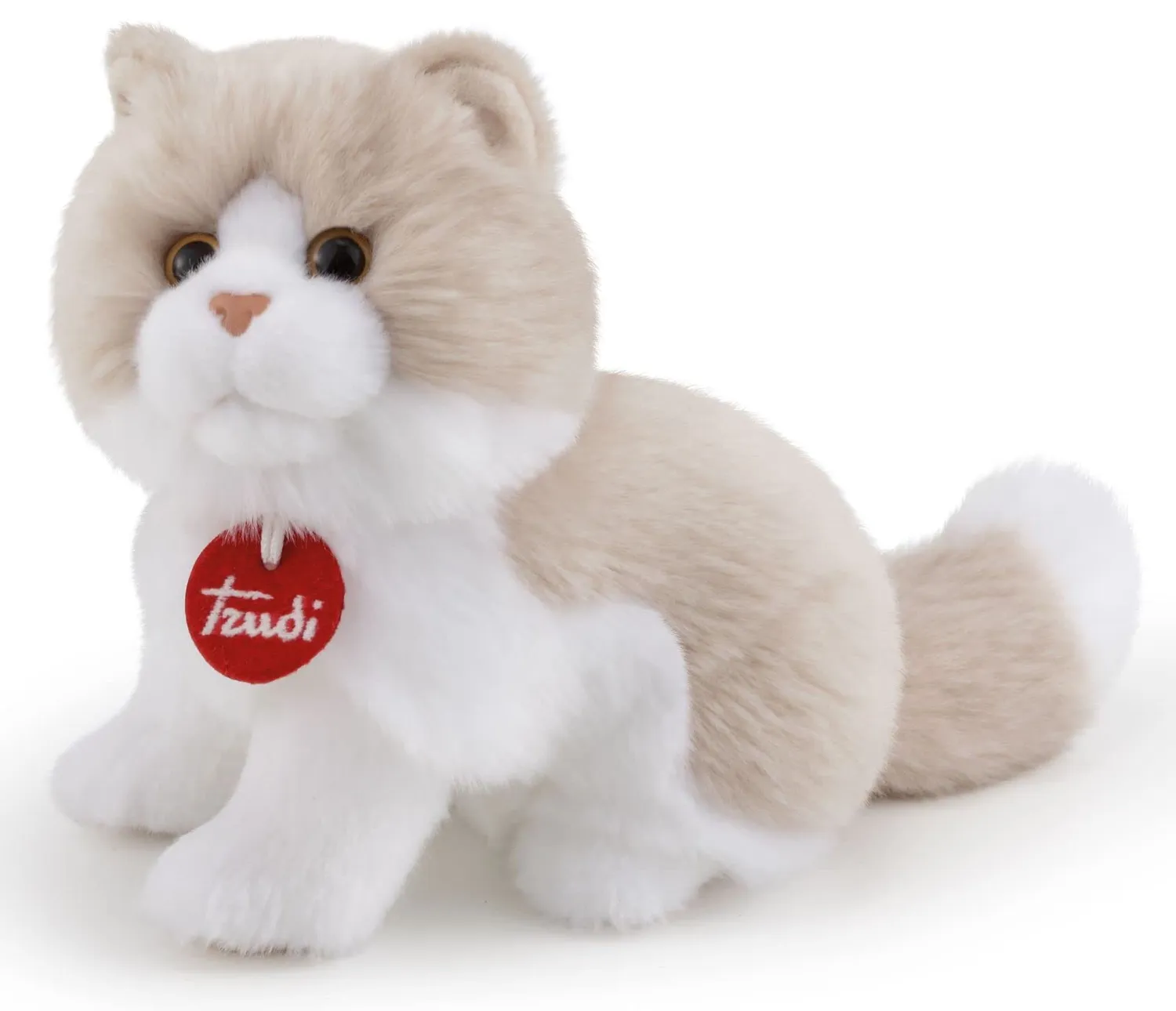 Trudi Brad peluche chat gris multicolore S