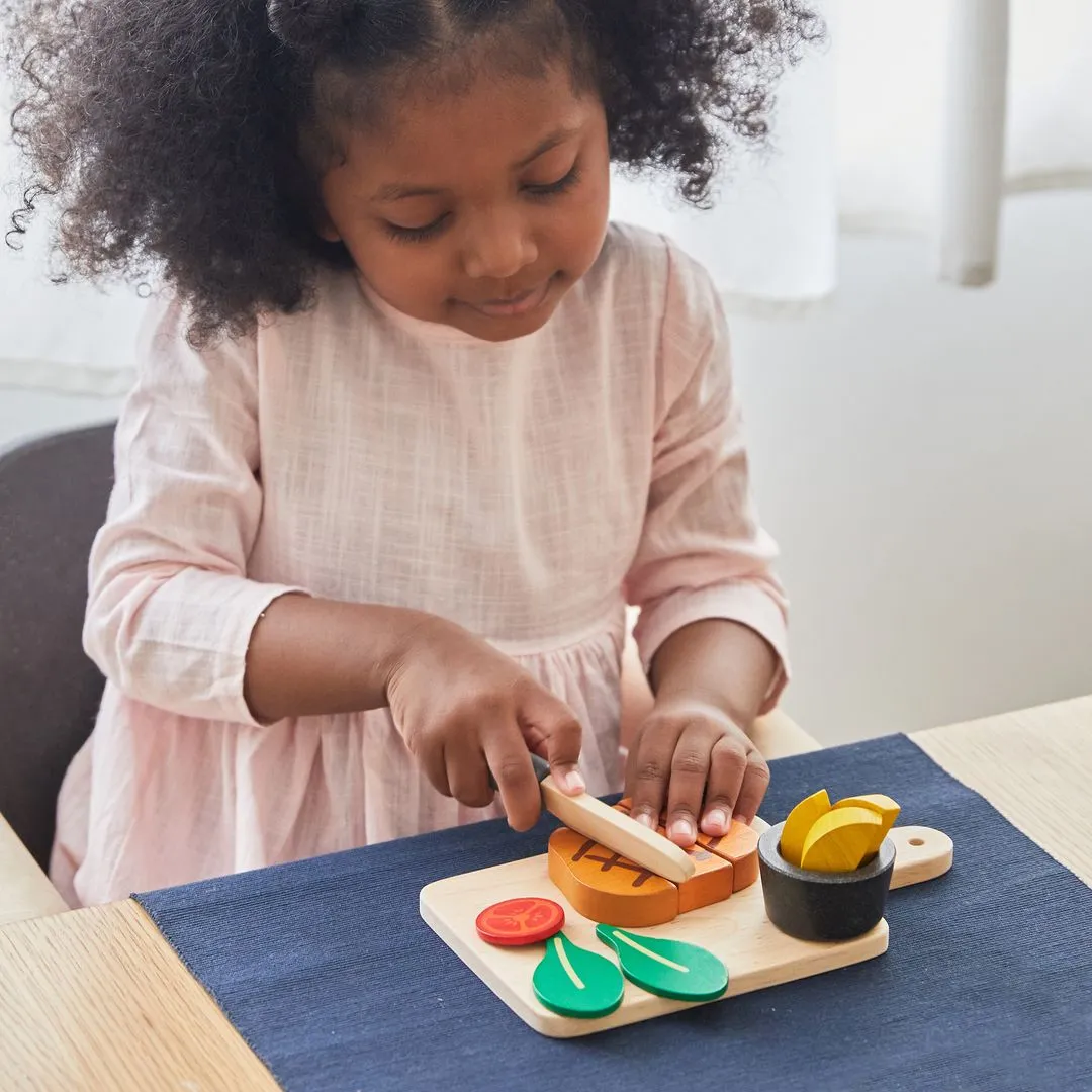 PlanToys Steak Set dinette steak 9 pièces
